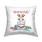 Funny Can't Hold Licker Dog Outdoor Printed Pillow Design by Deb Strain, 18 x 7 x 18